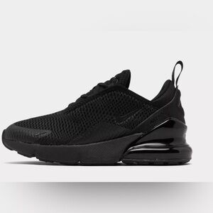 Boys Black Nike Air Max 270 Sneakers